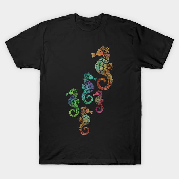 Sea Horse T-Shirt by JulietLake